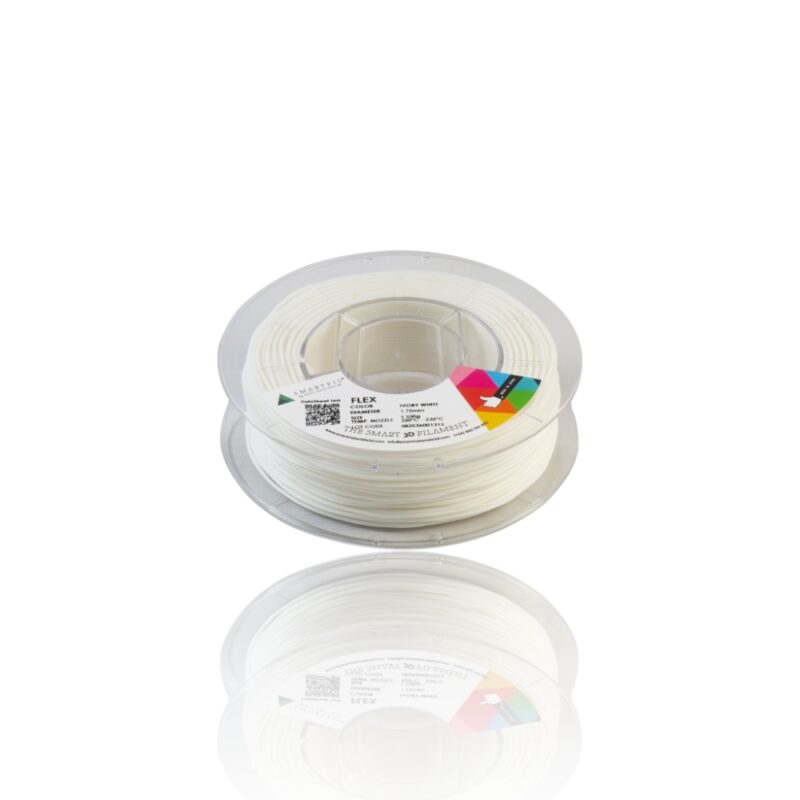 s IVORY WHITE Flex Smart Materials 3D Portugal Evolt Europe Online Store Impressão 3D Filamento portugal espana