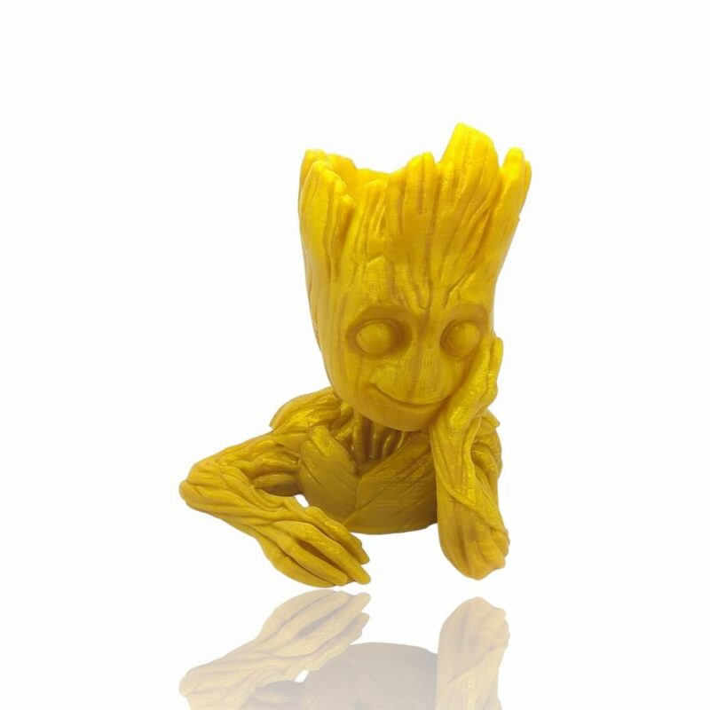 AURAPOL PLA 3D Filament Honey partially transparent 5 Portugal Espana Evolt Impressao 3D