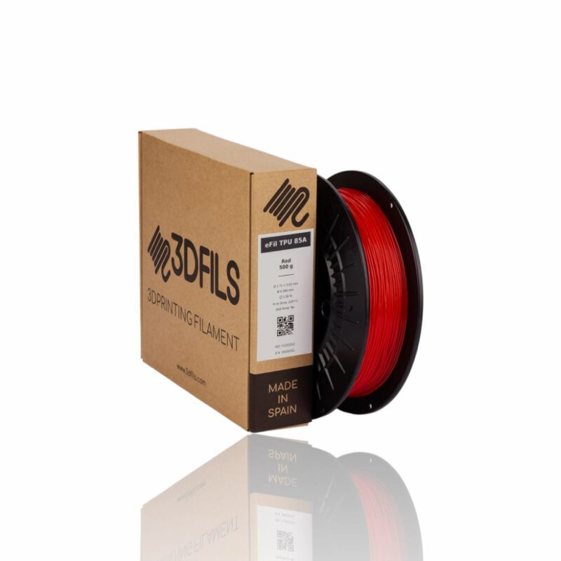 TPU85A RED Portugal Espana Evolt Impressao 3D