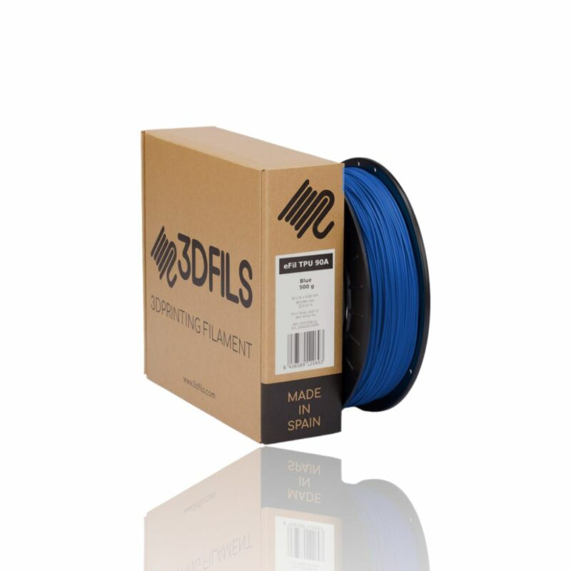 TPU90A BLUE Portugal Espana Evolt Impressao 3D