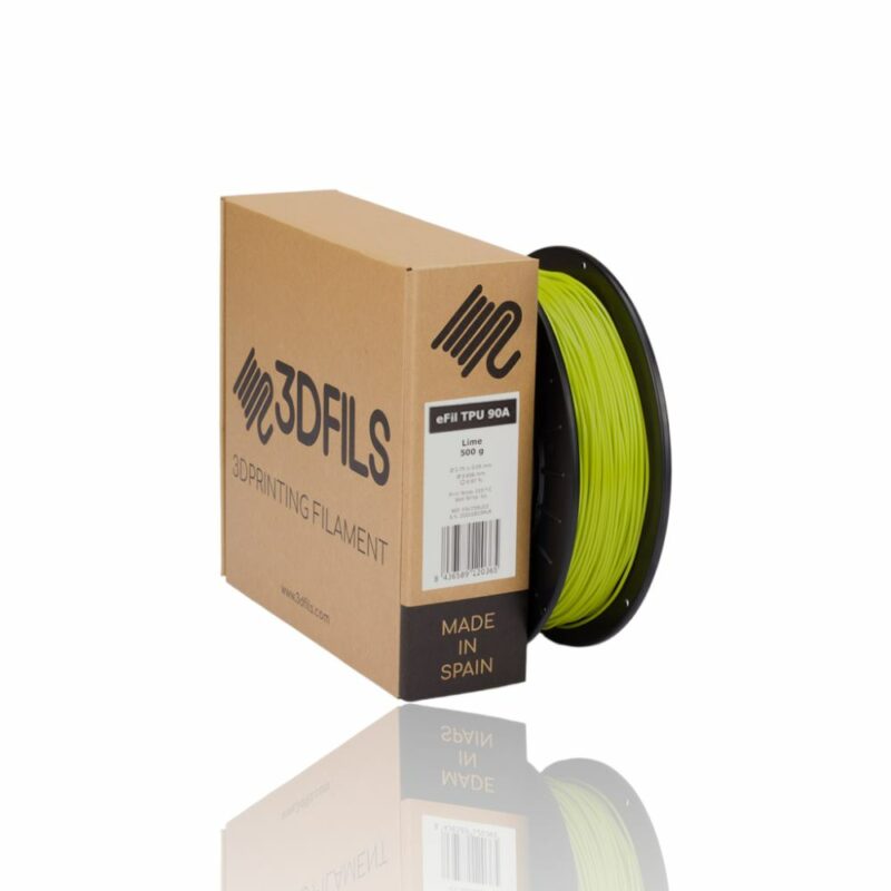 TPU90A LIME Portugal Espana Evolt Impressao 3D