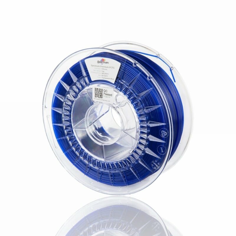 pctg evolt-portugal espana filamento impressao 3d transparent blue