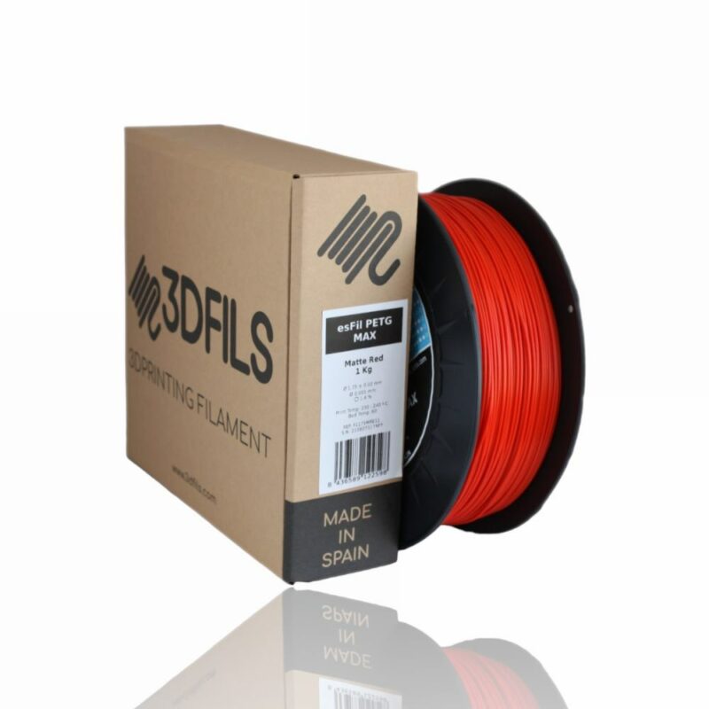 PETG MATE RED Portugal Espana Evolt Impressao 3D