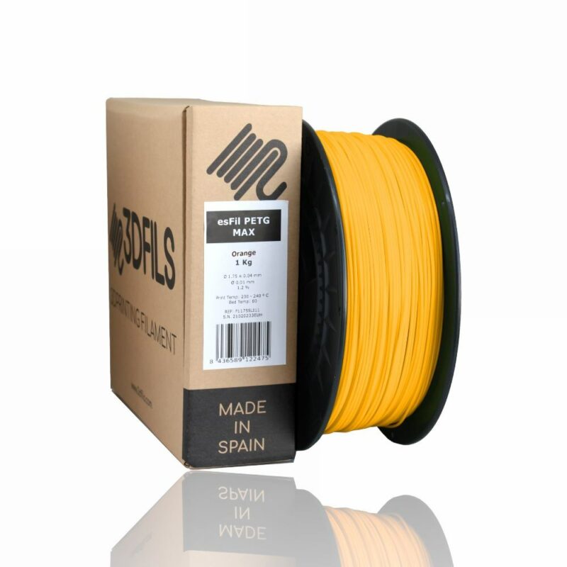 PETG ORANGE Portugal Espana Evolt Impressao 3D