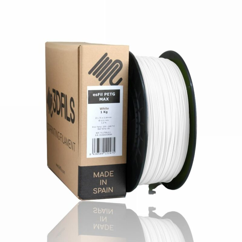 PETG WHITE Portugal Espana Evolt Impressao 3D
