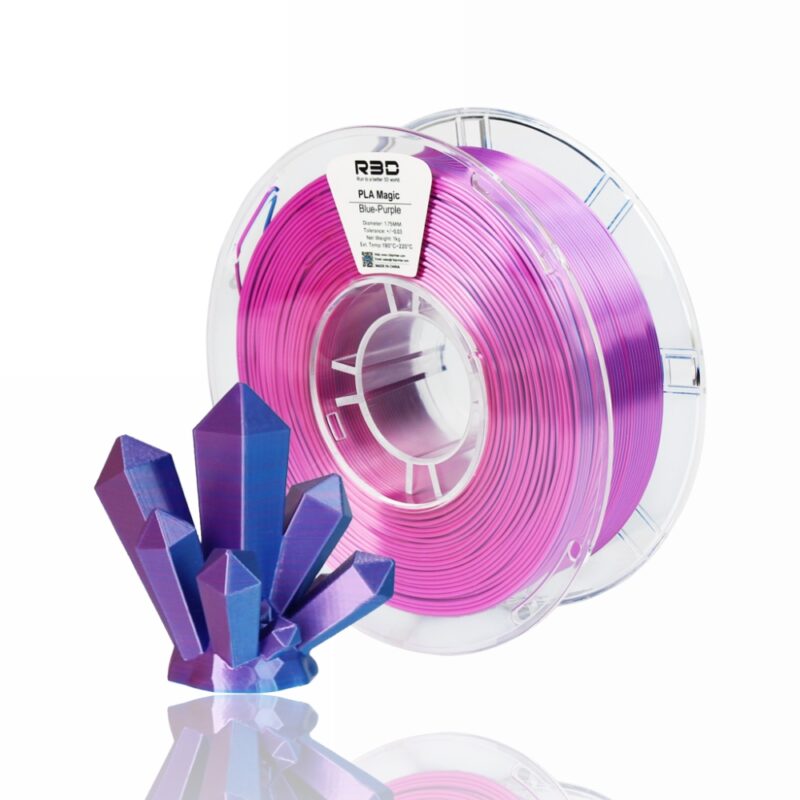 R3D Dual PLA evolt portugal espana filamento impressao 3d purple blue