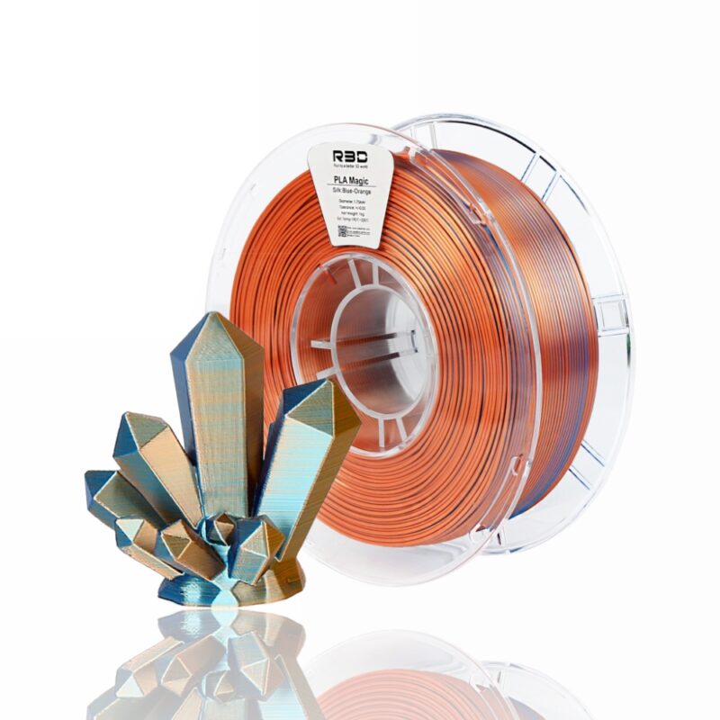 R3D Dual PLA evolt portugal espana filamento impressao 3d blue orange