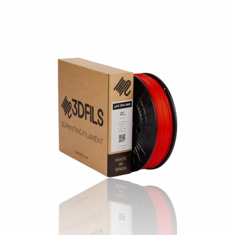 TPU60 RED Portugal Espana Evolt Impressao 3D