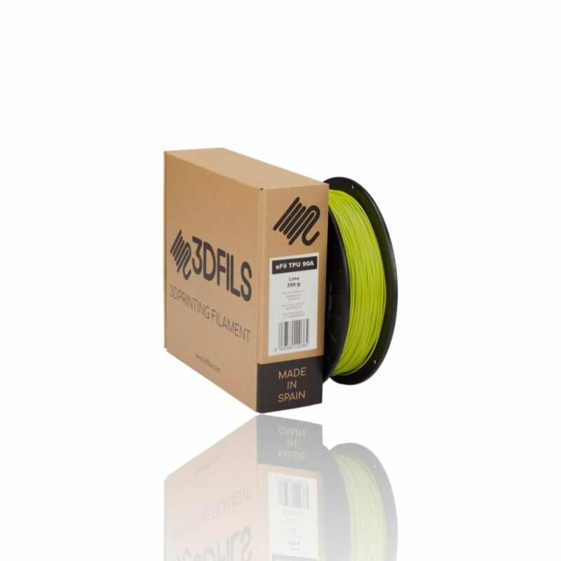 TPU90A LIME Portugal Espana Evolt Impressao 3D