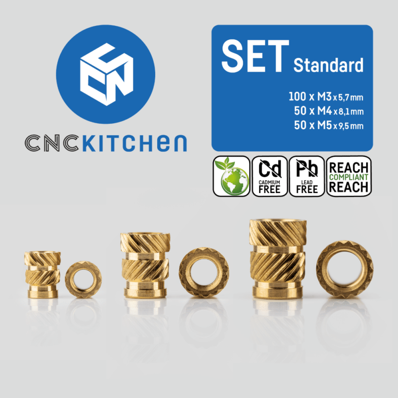 Threaded inserts - set standard 200 pcs-1-portugal-espana-impressao-3d-evolt (1)