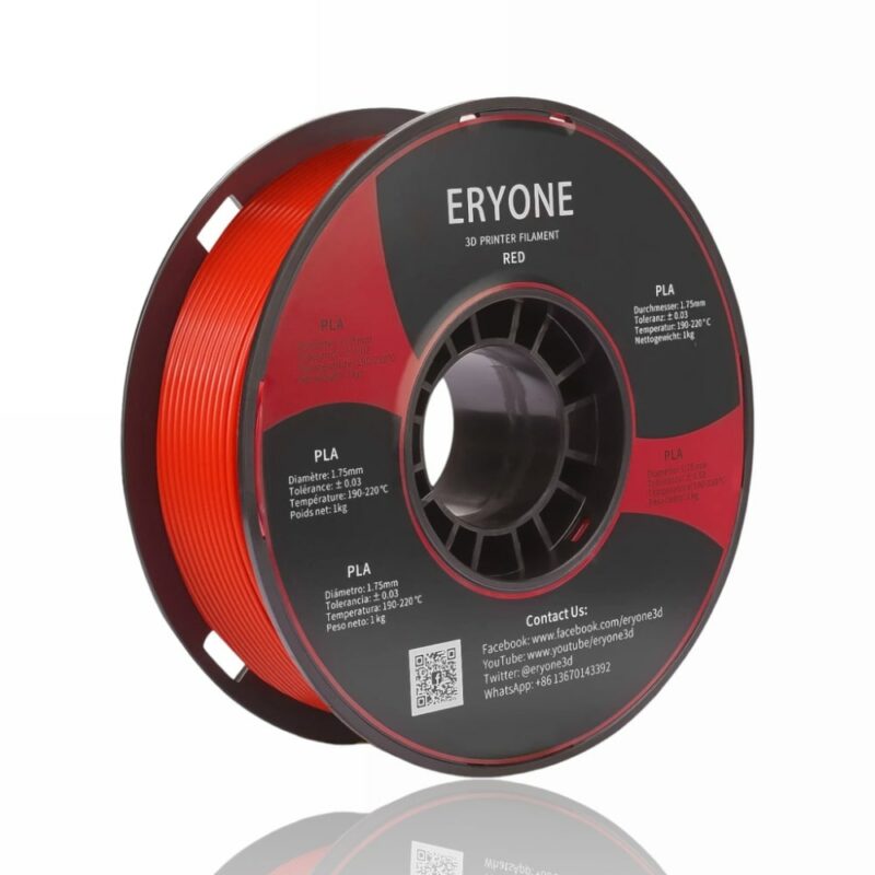 pla standard Red evolt portugal espana filamento impressao 3d