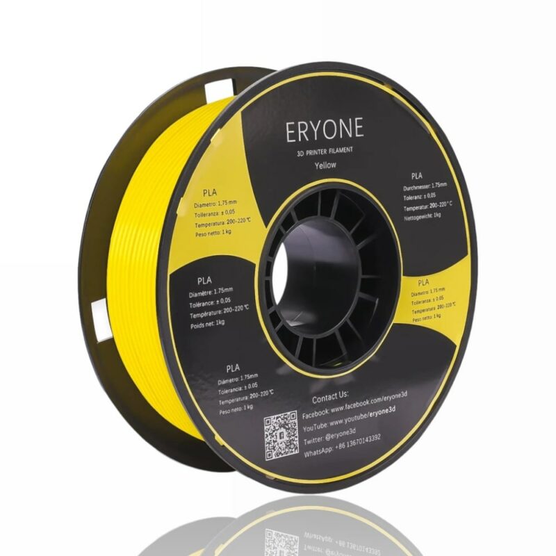 pla standard yellow evolt portugal espana filamento impressao 3d