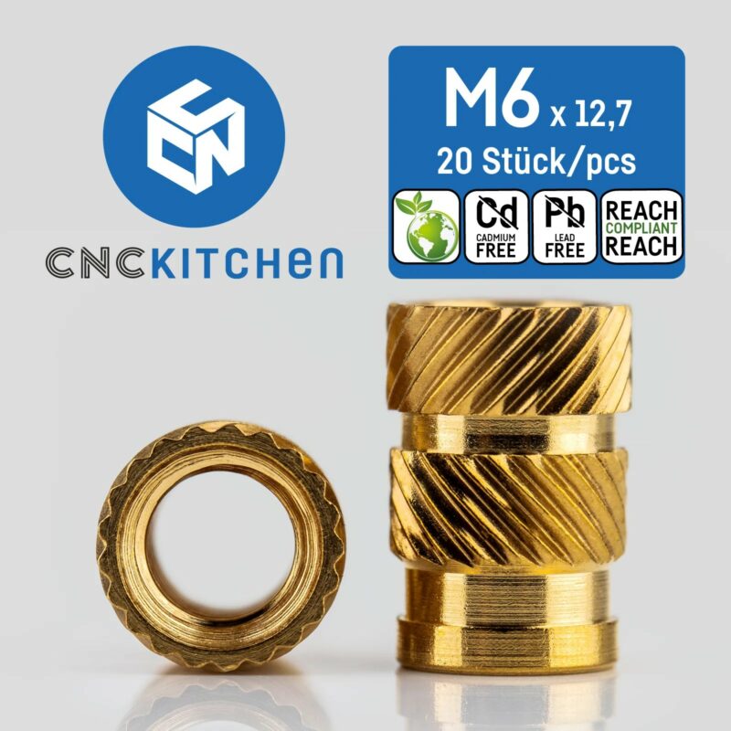 threaded inserts Portugal Espana Evolt Impressao 3D