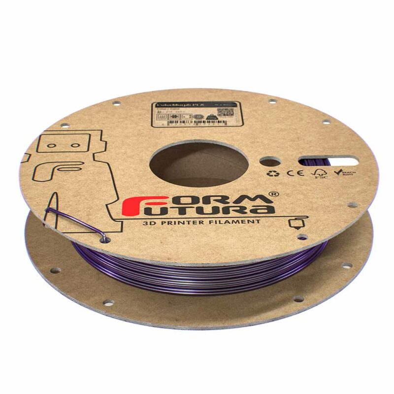 formfutura high gloss pla color morph 175 silver purple 250 spool portugal espana evolt impressao 3d