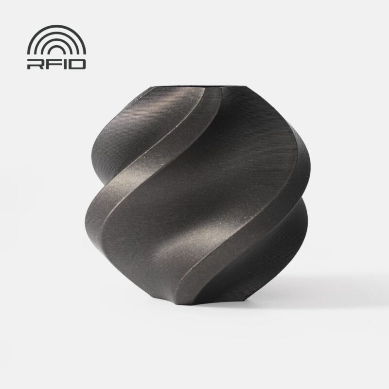 PLA iron gray metallic bambu lab evolt portugal espana filamento impressao 3d