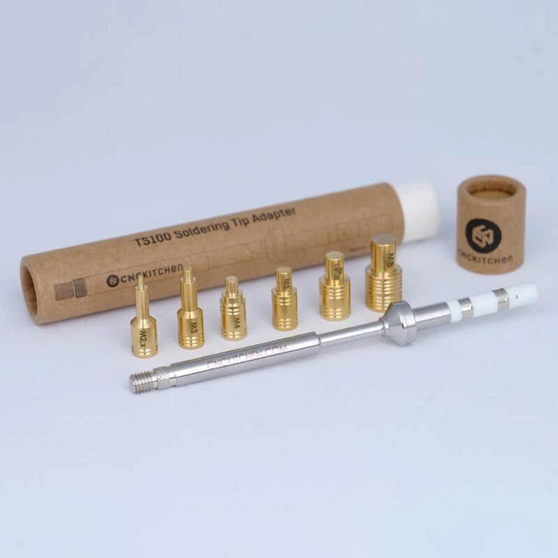 TS100/101 Soldering Adapter Tips Set evolt portugal espana filamento impressao 3d