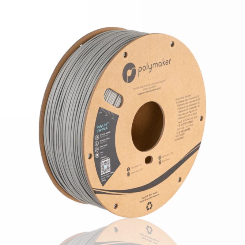 polymaker pla lw grey evolt portugal espana filamento impressao 3d