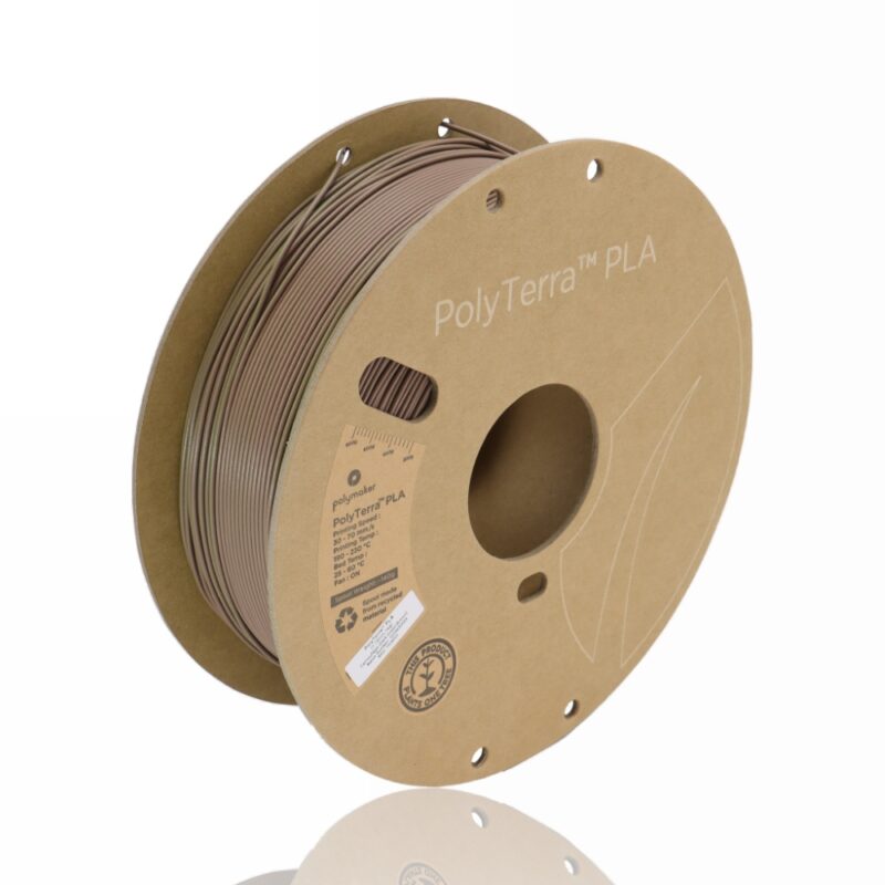 polymaker polyterra pla dual camouflage dark green brown 2 evolt portugal espana filamento impressao 3d