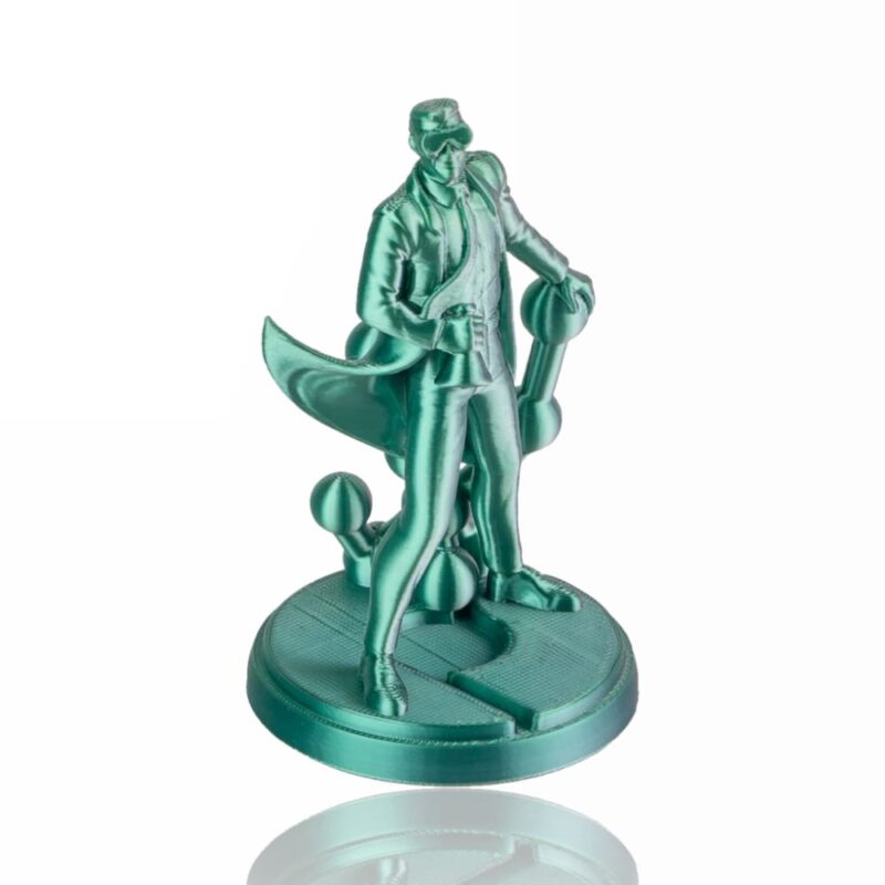 PolyLite Dual Silk PLA 1.75mm 1kg Jadeite Silk evolt portugal espana filamento impressao 3d