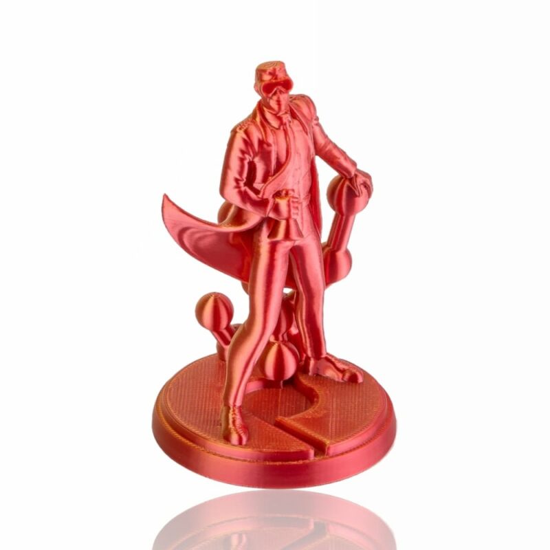 PolyLite Dual Silk PLA 1.75mm 1kg Sunset Silk Gold Red evolt portugal espana filamento impressao 3d