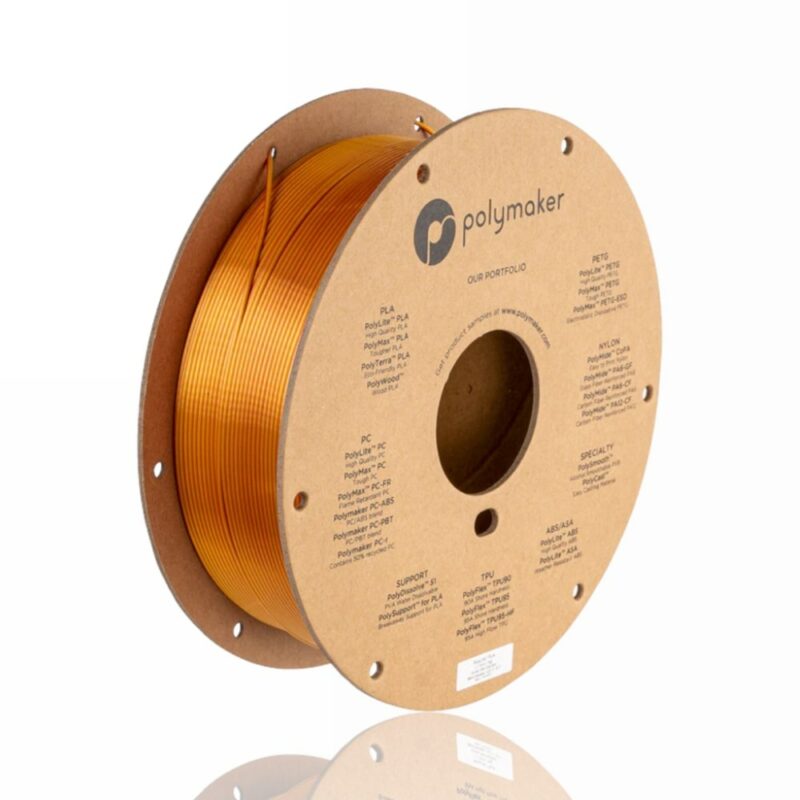PolyLite Dual Silk PLA 1.75mm 1kg Sunset Silk Gold Red evolt portugal espana filamento impressao 3d