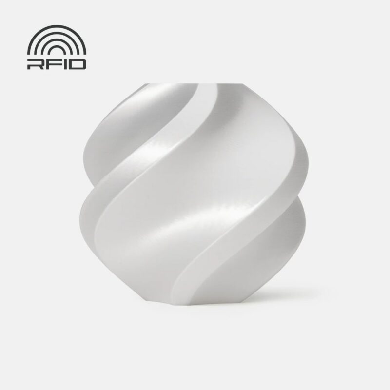 bambulab pla silk white evolt portugal espana filamento impressao 3d