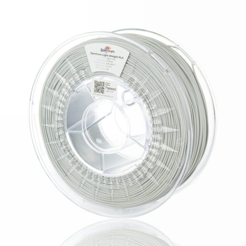 lw pla light grey evolt portugal espana filamento impressao 3d
