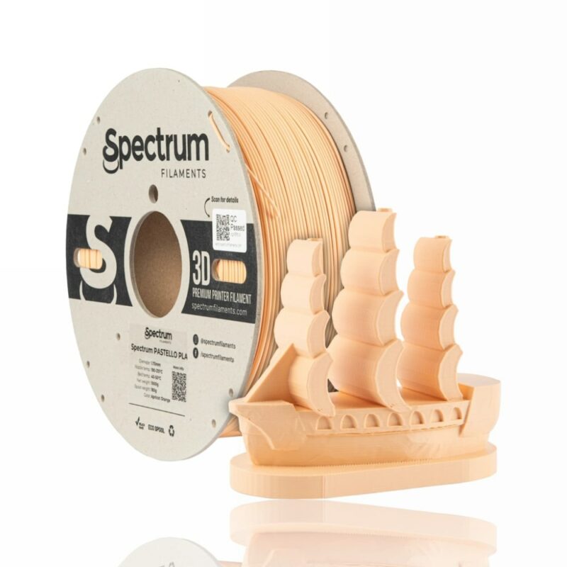 pla pastello apricot orange evolt portugal espana filamento impressao 3d