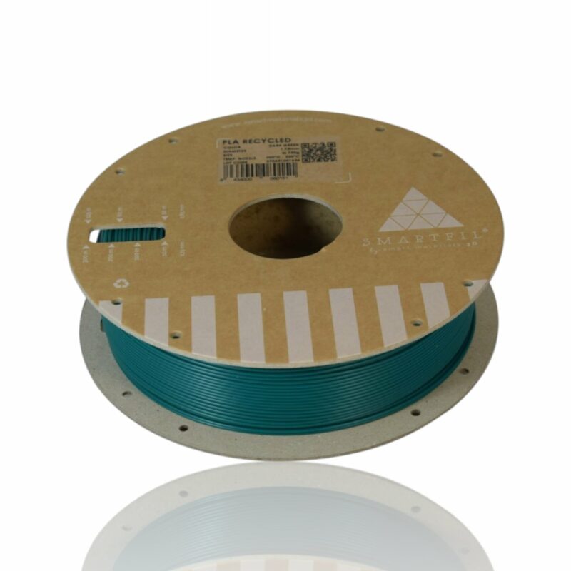 pla recycled smartmaterials dark green evolt portugal espana filamento impressao 3d