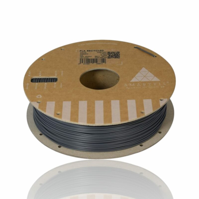 pla recycled smartmaterials dark grey evolt portugal espana filamento impressao 3d