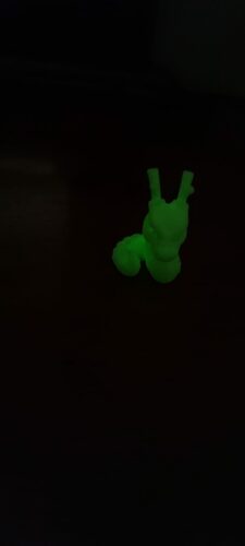 PLA HD LD 1kg VERDE FOSFORESCENTE Brilha no Escuro Glow in the dark - WINKLE photo review